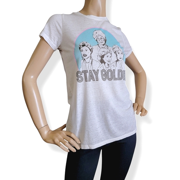 Golden Girls "Stay Golden" Graphic Print T-Shirt - Picture 5 of 8
